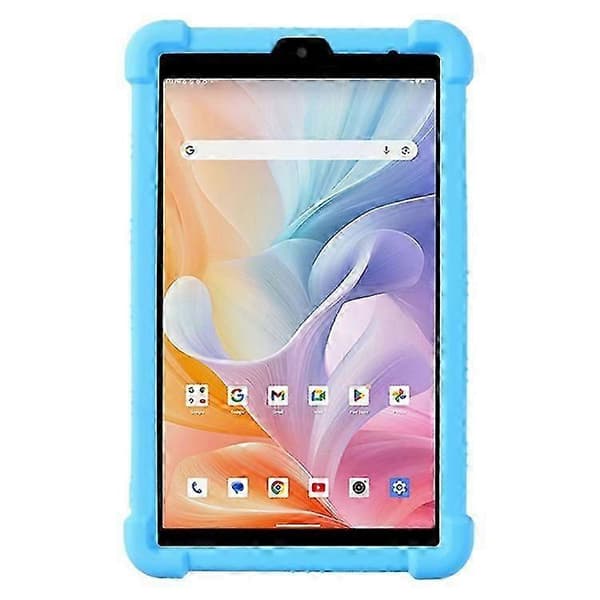 Alldocube iPlay 60 Mini Stötsäkert Silikonskal med Stöd - Skyddande Skal för Surfplatta LightBlue