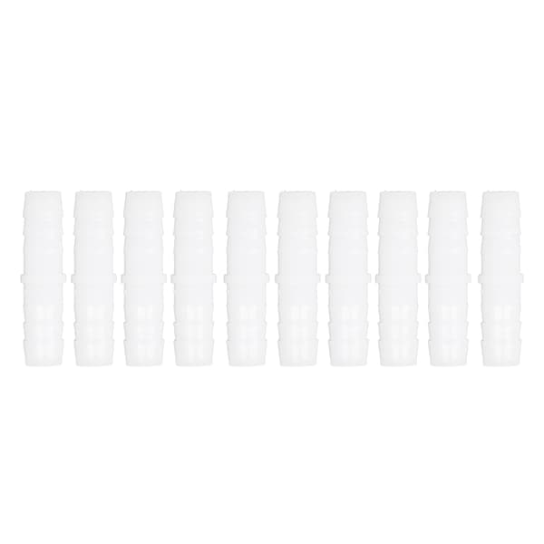 10 stk. Plastik Slangefittings lige lige Barb Splicer Mender Samling Union Adapter 12-12mm