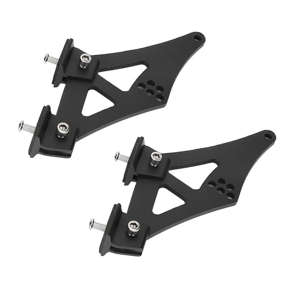 5\" Universal Bil CNC Aluminiumlegering Bakre Vinge Trunk Racing Tail Spoiler Ben Fästen