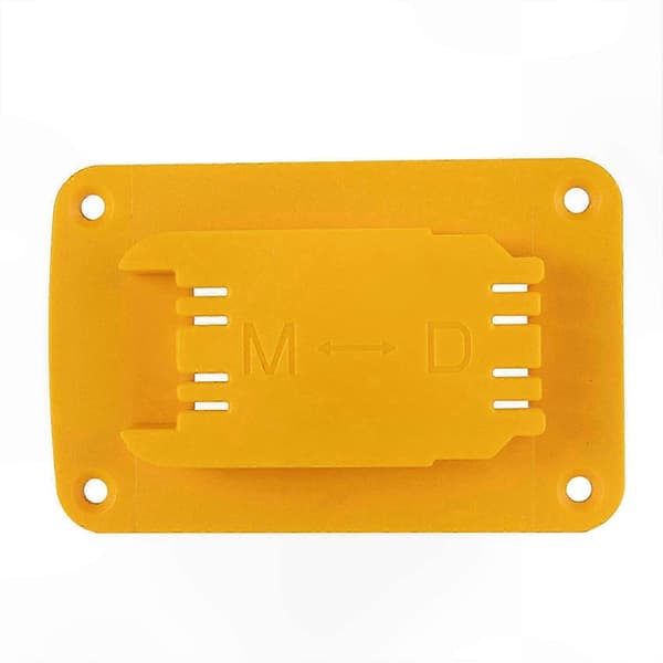 12-pack borrfäste kompatibelt med 20V 12V verktyg gula verktygshållarhängare Yellow