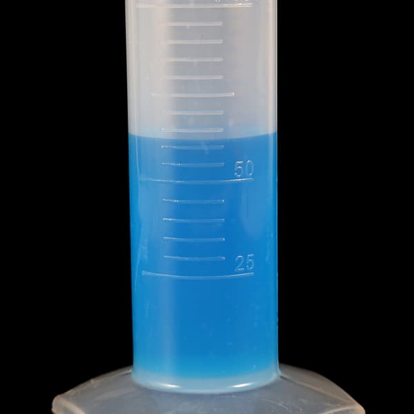 Målecylindre Glas 250 ml Plast Gradueret Cylinder