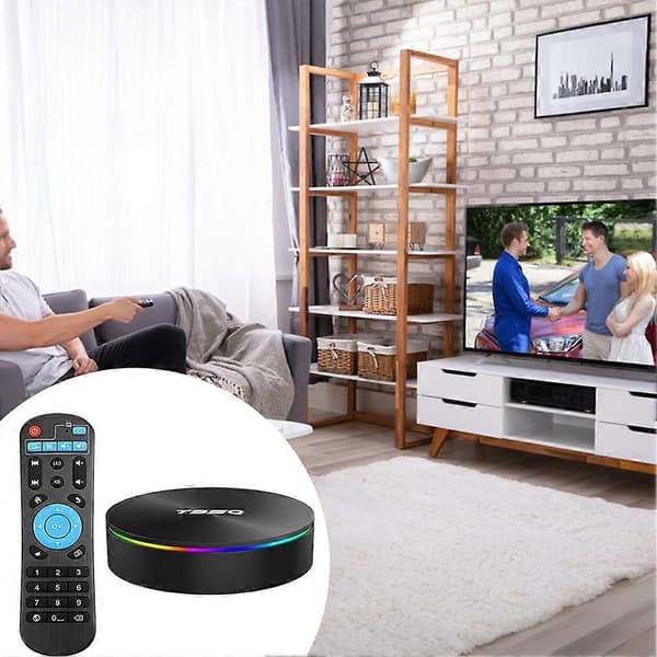 Android 9.0 Smart TV Box Mediaspelare Streaming Box 4K HDR för Smart TV-spel 2g16g EU plug