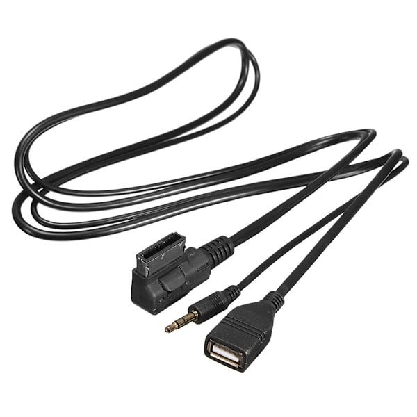 Musik MDI AMI MMI Interface USB+Oplader AUX Kabel Til A6L A8L Q7 A3 A4L A5 A1