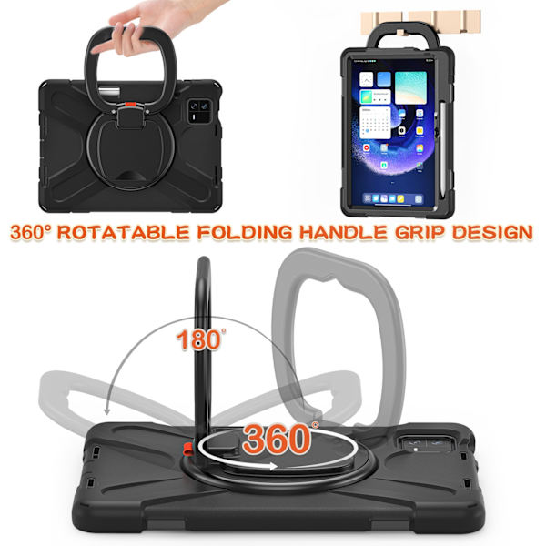 Xiaomi Mi Pad 6 Pro Robust Tablet Cover - Sort
