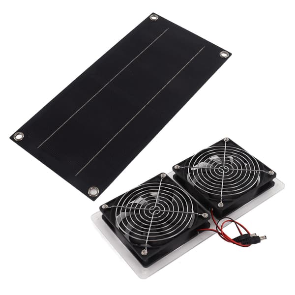 Solpanel Ventilator Sæt Vandtæt Bærbar Miljøvenlig Solar Udstødningsventilator til Udendørs Brug 100W 12V Enkelt Panel