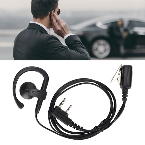 G Form Walkie Talkie Headset med Mikrofon til Kenwood Baofeng