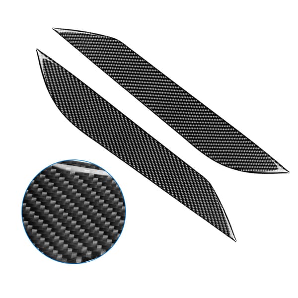 Par Kolfiber Strålkastarögonbryn Ögonlock Trim Passar för Nissan 350Z 2003-2009