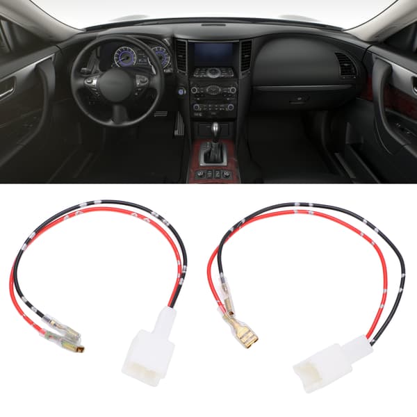 Bil Audio Højttaler Ledningsnet til Nissan - 2 stk, 10W, 12V, ABS Stik Kabel Udskiftning