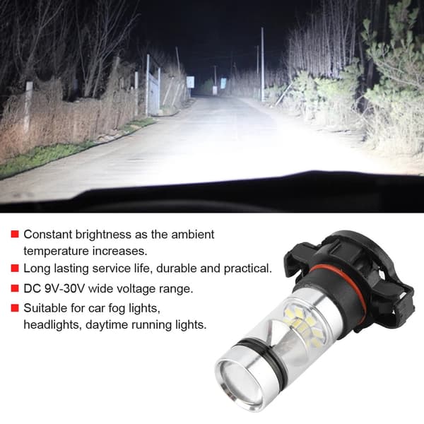 LED Dimljuslampor Fram - H16 3030, 100W, 1000LM