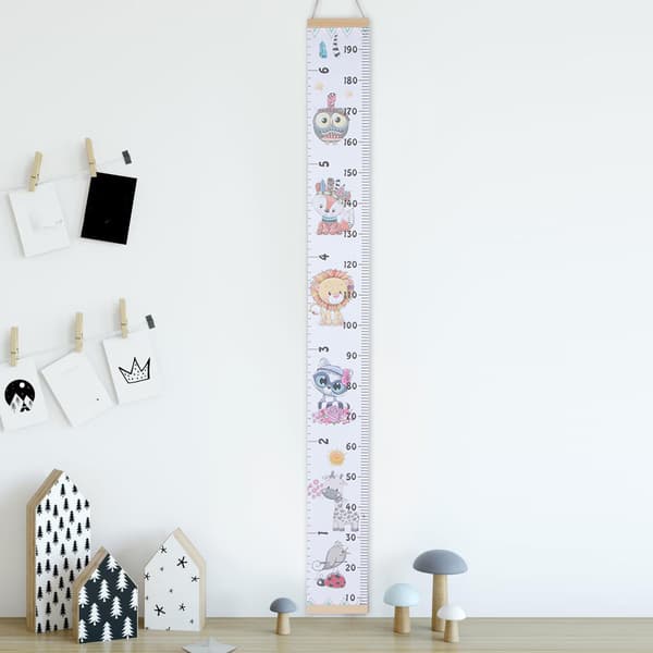 Söt Väggdekal Höjdmätare Tillväxtdiagram Hemrum Dekoration Barnleksak #4