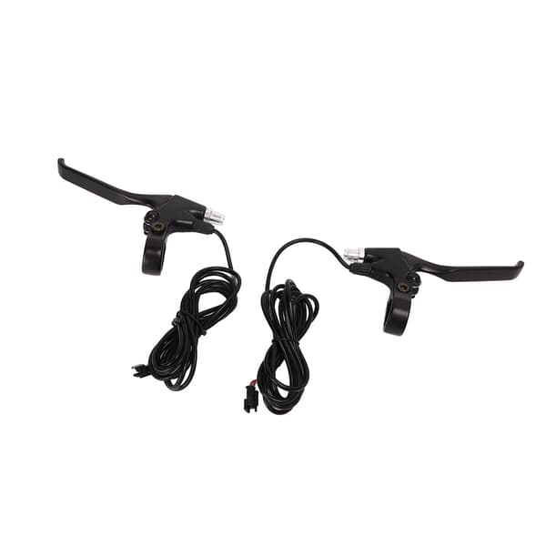 1 Par Elektrisk Cykel Bremsespaker Aluminium Legering Vandafvisende Cykel Elektrisk Bremsespaker Greb til 22mm Styr Sort