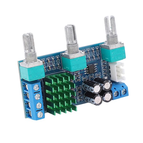 Effektförstärkarkort XHM567 TPA3116D2 Dubbelkanal Digital Volymkontrollmodul 2x80W för Ljudutrustning