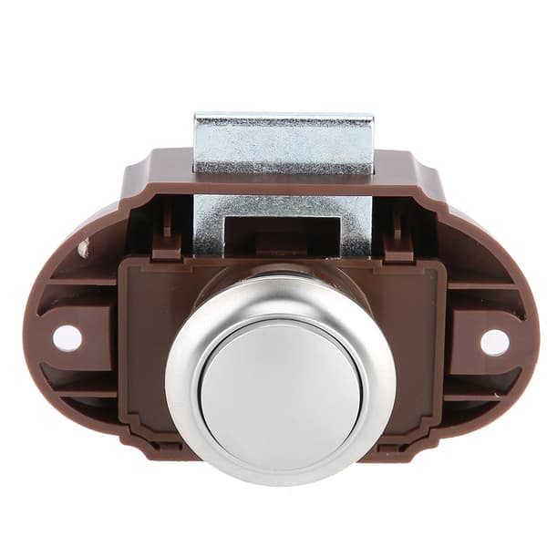 Båt Skåp Låda Trycklås Zinklegering Handtag Knapplås Nyckellös Tjocklek 14‑16mm