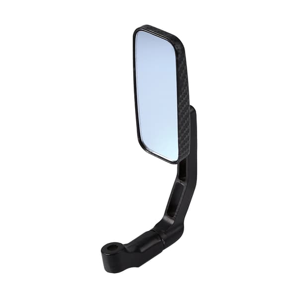 Par Universal Motorcykel Rektangel Backspeglar 8mm 10mm Kolfiber