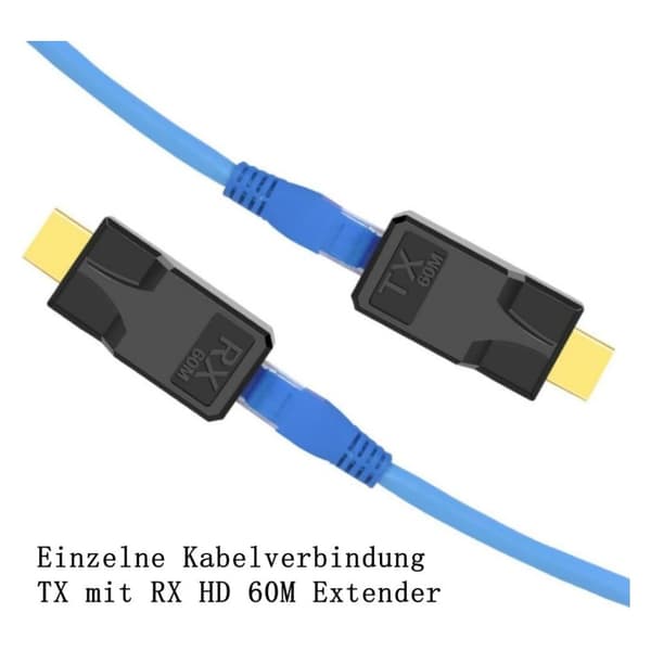 HDMI Extender Adapter, HDMI Repeater til RJ45 Ethernet Netværkskonverter, HDMI til RJ45 Extender, HD netværkskabel extender (HD til RJ45)