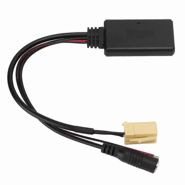 Trådløs bil-aux Bluetooth 5.0-adapter med mikrofon til håndfri opkald