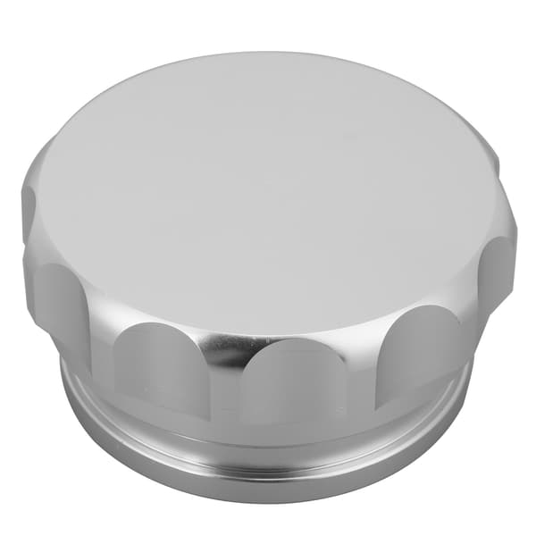 Bränsle Vattentank Påfyllningshals Lock Kit 1.9in Innerdiameter Aluminium Universal för Bil Silver
