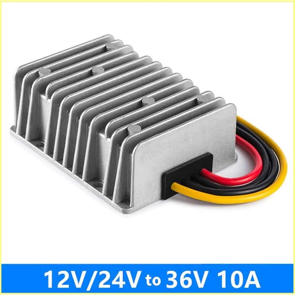 12V - 36V Step Up -muunnin jännitesäädin tehostusmuunnin auton jännitteenvakaimet helppo asentaa monivärinen 10A