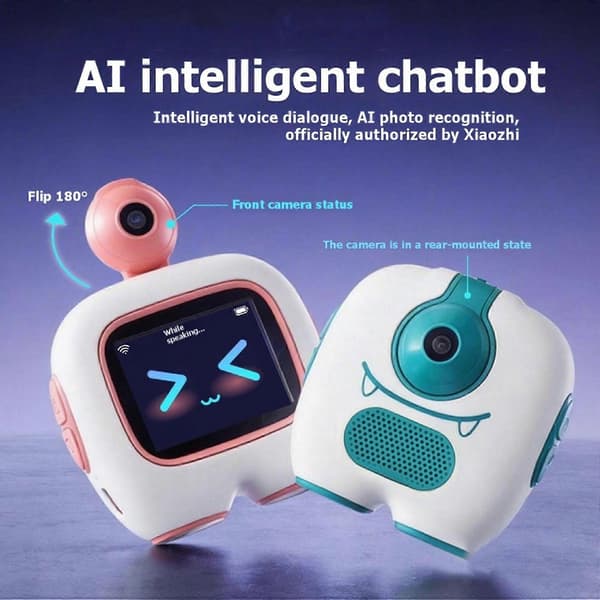 【03】Xiaozhi AI Intelligent Robotlegetøj 4G/WiFi Dual Mode Smart Ur med Billedgenkendelse Interaktiv Stemmeassistent green