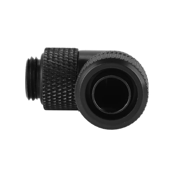 G1/4 Gevind Vandkøling Fitting Tynd Slange 90° Retvinklet Albue (Sort)