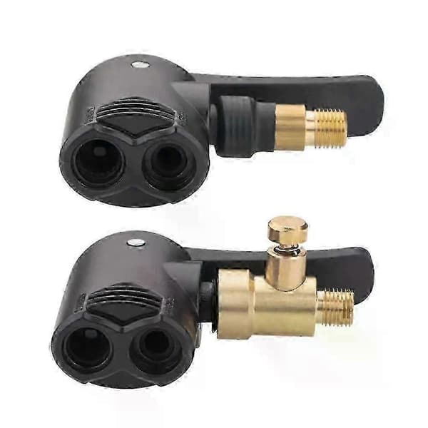 Uppblåsbar pumpventilkopplingsadapter Cykeldäckluftchuck Mässingsinflatorventilkopplingsadapter för bärbara uppblåsbara pumpar, zxl