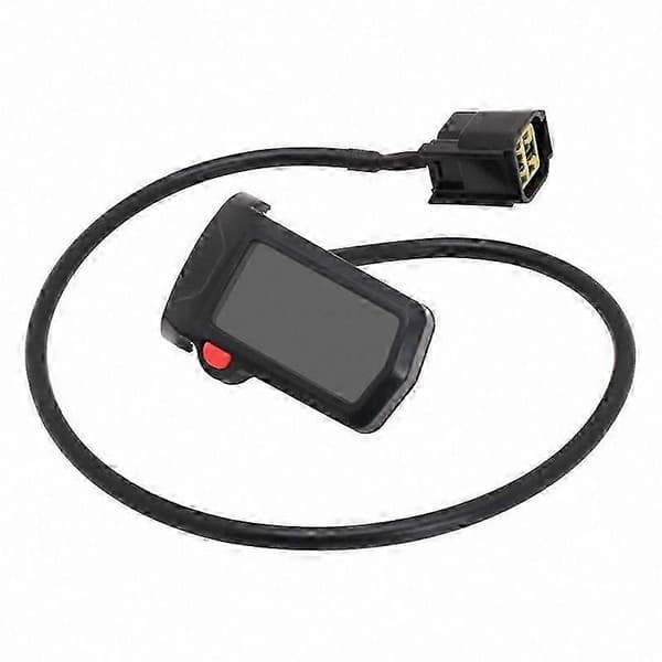LCD-display Hastighetsmätare för elektriska terrängcyklar kompatibel med olika modeller Black