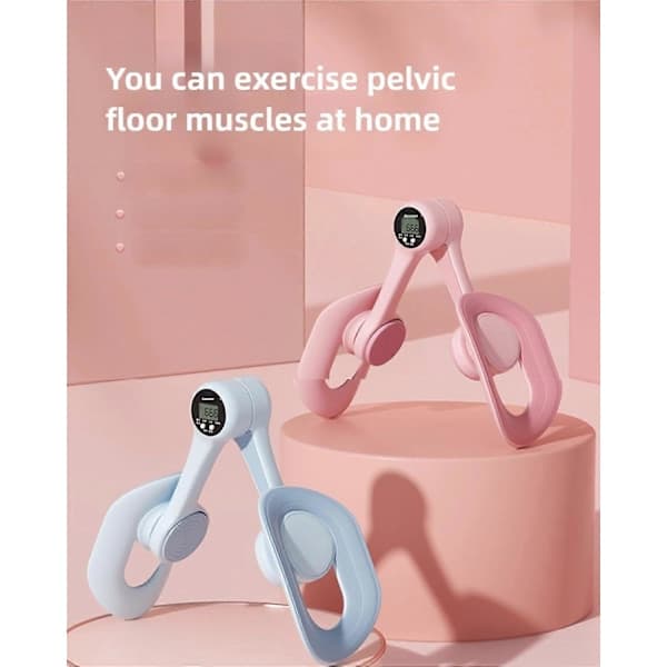 【03】Aurora Pelvic Floor Trainer 2025 Upgraded, 360 Degree Rotation Aurora Glaze Thigh Trainer, Screen Display Blue Counting