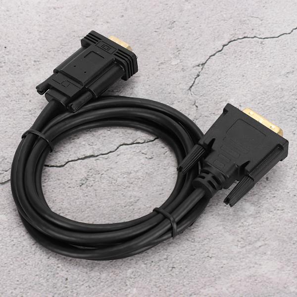 HD Videokabel Computertilbehør Adapterledning 1080P DVI til VGA Han 2‑Meter til Windows95