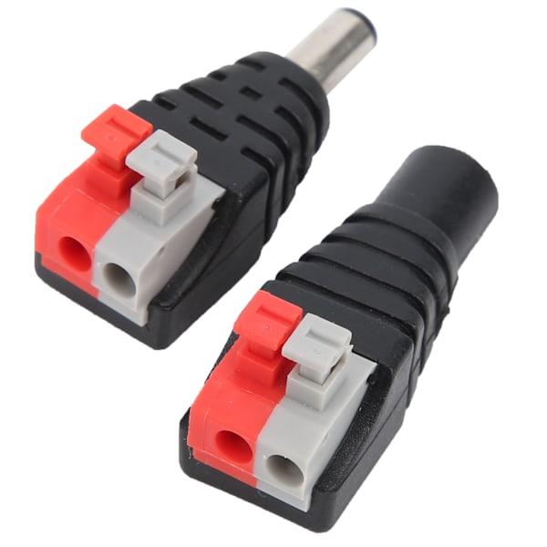 5,5x2,1 mm DC-virtaliitin uros naaras vapaa hitsausliitin kameralle tai LED-valolle