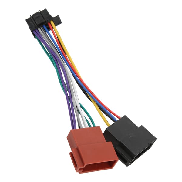 Radio Stereo Ledningsnet Adapter ISO Ledningsnet Stik Udskiftning til Sony JVC Ny