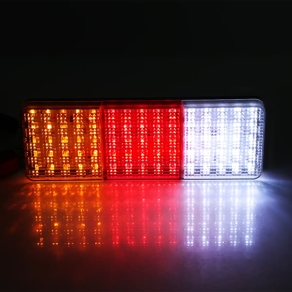 2 x 12V 75-LED Lastbil Trailer Båd Baglygte Stop Baklys Indikator Lampe Vandtæt