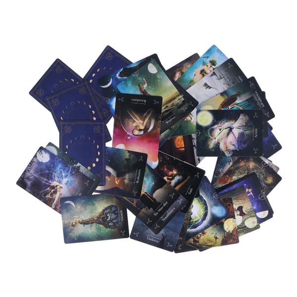 Fate Divination Tarot Bærbar Unikt Mønster Fortune Telling Tarotkort Festspil Gave