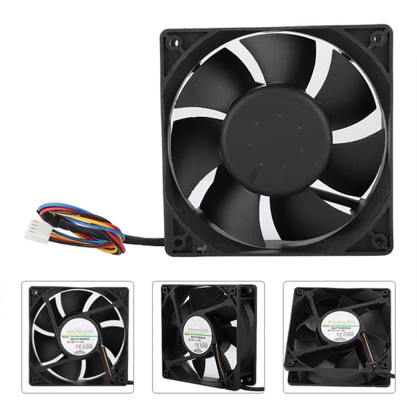 SHLF1212BHE-02 DC12V 1.6A 12CM Temperaturstyring PWM Køleventilator