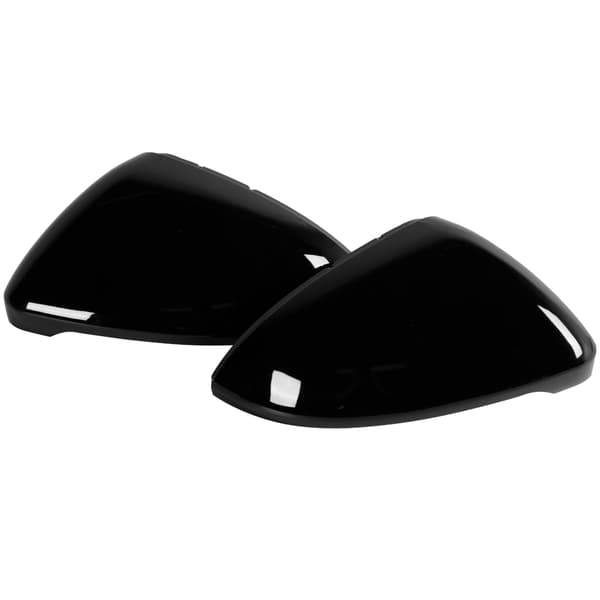 Glans Sort Bagspejl Sidevinger Hylster Dækning Passer til VW Golf MK7 2014+