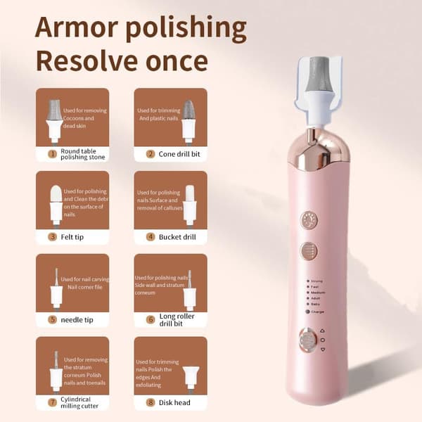 【03】Nail File USB - Wireless File for Gel and Hybrid Polish