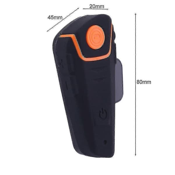 Bt-s2 1000m Vattentät Motorcykelhjälm Bluetooth Headset Motorcykel Intercom