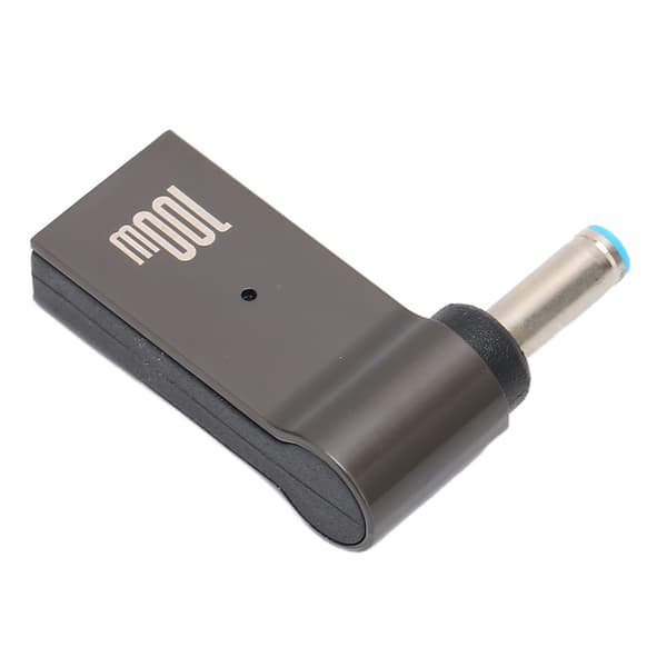 100W 5A PD Ladekonverter Type C Hun til Han 4.5x3.0mm Aluminiumlegeringsskal PD Ladeadapter til HP Laptop