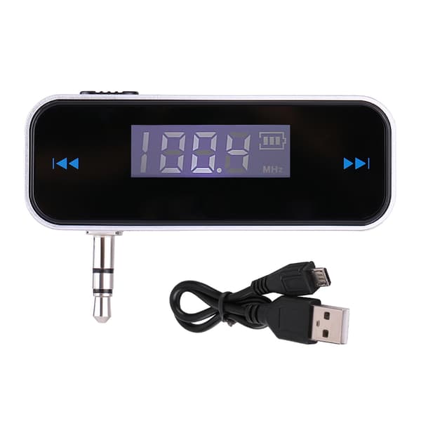 Handsfree FM-sändare för mobiltelefon - Universell Bluetooth-adapter för bilen