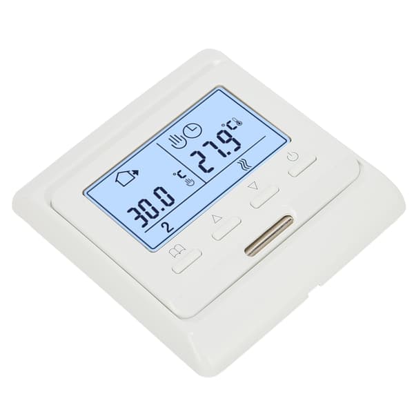 AC180V-230V Termostat Väggmonterad Spis Temperaturregulator för Vatten/Golvvärme