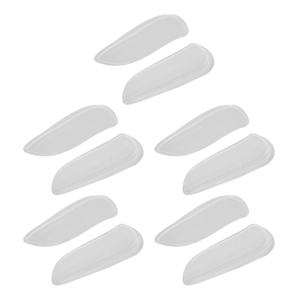 5 par set Skohäl Kuddinsatser Ortopedisk Gel Skyddskoppar O X-bentyp Benskydd