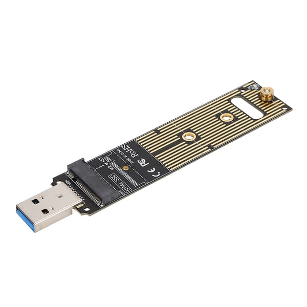 JMS583 M.2 NVME til USB3.0 Mobil Riser Kort til PCI E (KEY M) M.2 NVME SSD Udvidelseskort