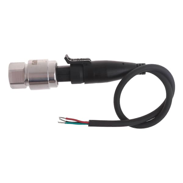 Tryktransmitter med 1/4NPT-gevind, rustfrit stål, tryktransmitter, sensor til olie, brændstof, vand 0 to 80PSI