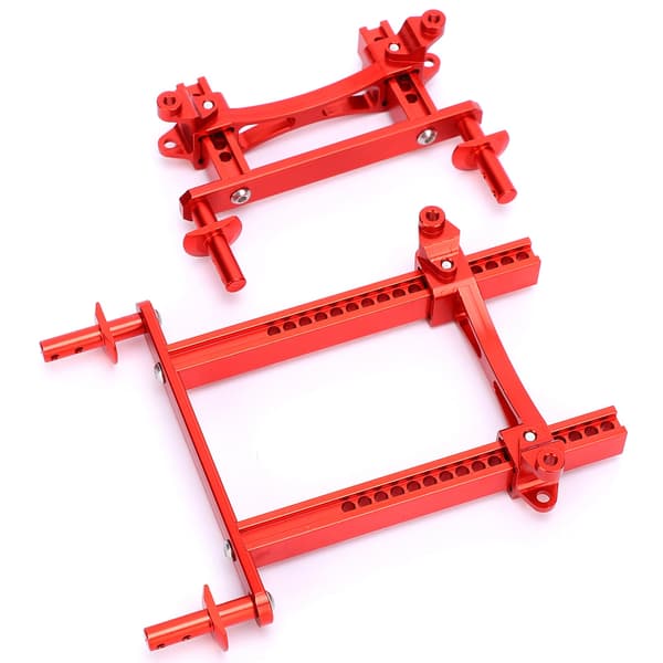 Aluminiumlegering Främre Bakre Stolpfästen Set med Spännen för Traxxas TRX‑4 RC Bildelar
