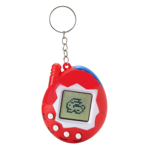 【03】2-pack Tamagotchi Virtuellt Husdjur Nyckelring - Retro LCD digitalt spel för barn, Mini elektronisk leksakspresent 2 pack random color