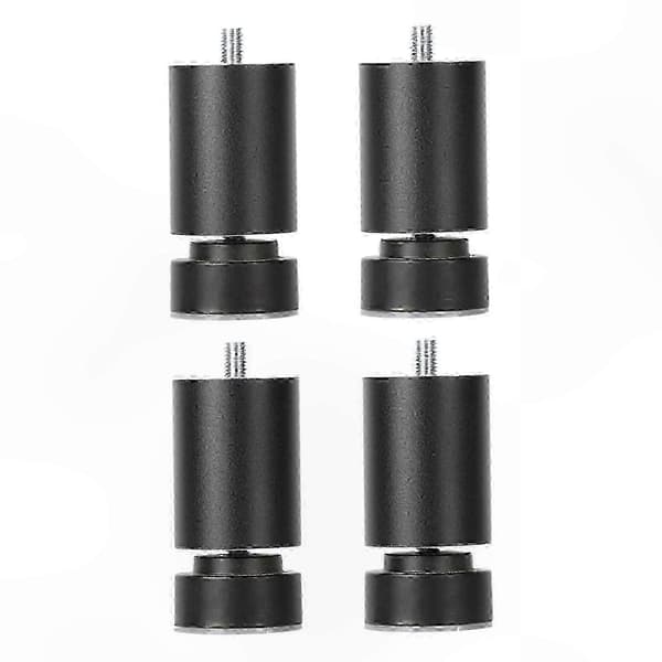 Robust møbelstøtte med justerbare metalben og M10-gevindforbindelse Black 10cm