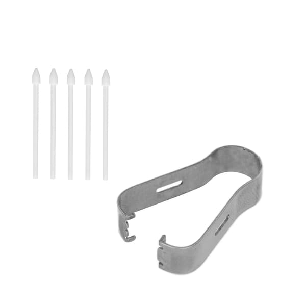 5 stk. Stylus Spidser Præcise Sensitive Ridsfri Bærbare Udskiftnings Touch Stylus Nibber Hvide