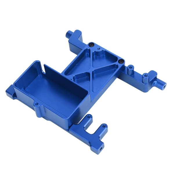 RC Fastmonterat Servo Fäste Ersättning för SCX6 1/6 Aluminiumlegering Servo Fast Fäste Blå
