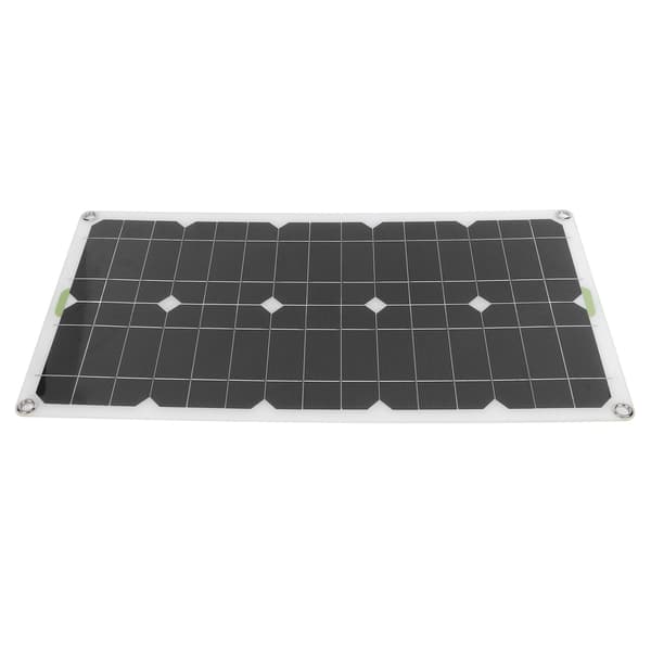 Universal Bærbar Solpanel Oplader Pad Monokrystallinsk 28W USB Udgang Vandtæt