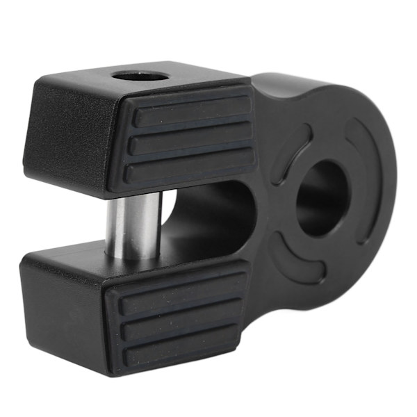 Winch Shacklefæste 30000Lbs Lastejernstift Gummibeskyttelse Universal til ATV Pickup Soft Shackel D Ring Sort