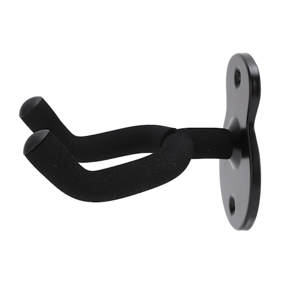 Guitar Vægmontering Hængekrog Holder Stativ Metal Universal til Ukulele Violin Studieværelse Mat Sort